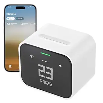 Qingping Air Monitor Lite - Apple HomeKit Compatible Wi-Fi Indoor Air Quality Meter