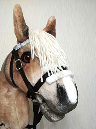 Stick hobby horse | Realistic Haflinger hobby horse for children | Hobbyhorse on stick - Thumbnail 4