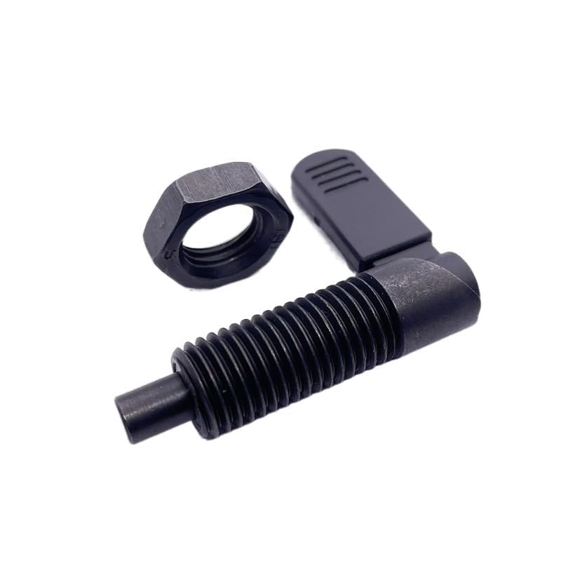 Quick Release Plunger, Spring Loaded Latch Pin Indexing Plunger with Lock Nut Versatile Spring Tool for Vending Machines,Rolling Toolbox, Storage Units & Tight Spaces (M16×10mm)