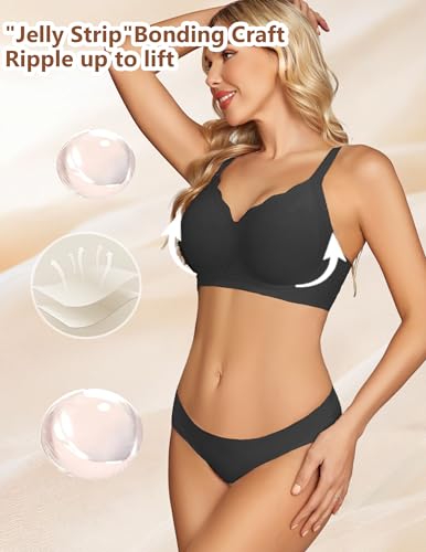 Image of Avidlove Bras for Women No Underwire Seamless Bra Comfortble Bralette Full Coverage Everyday Bras