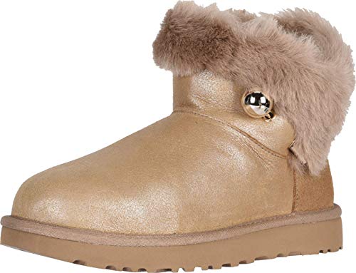 UGG W Classic Fluff Pin Mini Stivaletti Donna 1103761APRL Marrone 39 EU