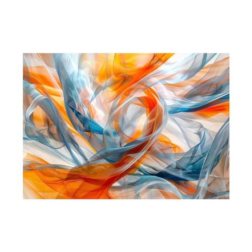 Art abstrait couleur affiche inspirante qui apporte poésie et harmonie dans la maison