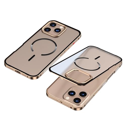 Coque iPhone Air transparente dorée idéale pour filmer en voyage