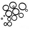250 Pcs O-Ring Gasket Kit, 15 Sizes Rubber Washers Seals Assortment Set, Assorted Electrical Gasket Rings, Insulating Plumbing Plumber Sealing O Rings Washers Set for Quick Repair #2