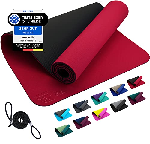 REFIT FITNESS Tappetino da yoga, 183 x 61 x 0,6