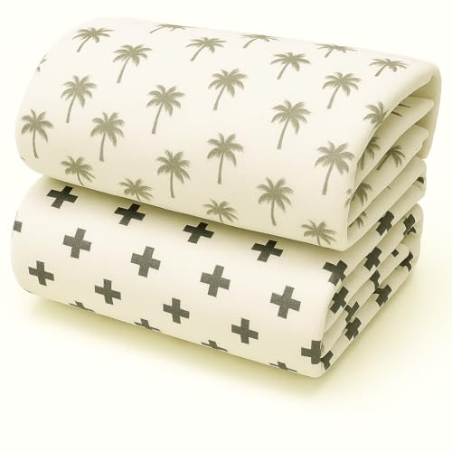 Image of Organic Cotton Muslin Pack of 2 Baby Bath Towel Cotton Cloth Premium Baby Washable, Reusable, Absorbent, Extra Soft 120 X 120 Cm Coconut & Plus (Minor Manufacturing Irregularity)