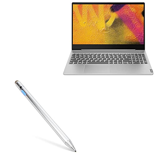 BoxWave Stylus Pen Compatible with Lenovo IdeaPad S540 Touch (14 in) (Stylus Pen AccuPoint Active Stylus, Electronic Stylus with Ultra Fine Tip - Metallic Silver