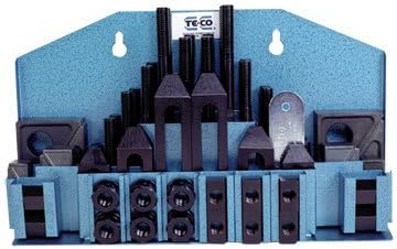 Te-co Machinist Clamping Set - #20403; 1/2-13 Stud Size; 11/16 T-slot Size