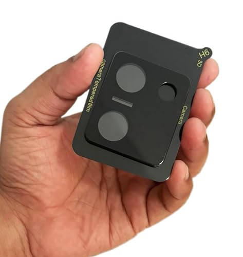 Image of ZARALA Glass Camera Lens Protector For vivo Y200 Pro 5G [9H Hardness] [6D Lens Protector ] [Easy Installation] Black