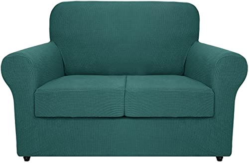 Delicate Sofa Cover Stretch Couch Slipcovers with Separate Seat Cushions Covers, Anti-Slip Sofa Slipcovers Furniture Protector with Elastic Band for Home Decoration