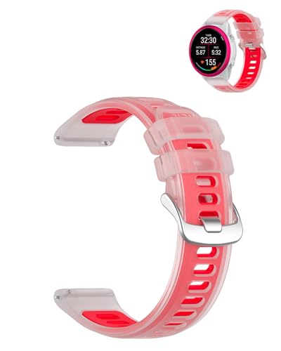 Correa silicona negra para Garmin Forerunner 570 42mm miniatura 1