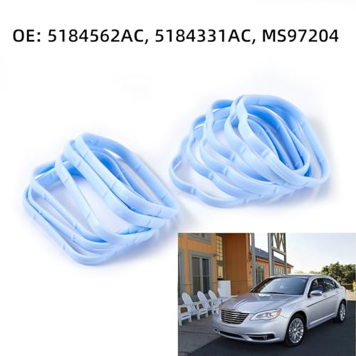 Image of Intake Manifold Upper and Lower Gasket Set Fits for Chrysler 200 300 Town and Country 2011-2016 Dodge Avenger Challenger Charger Durango Jeep Grand Cherokee VW Routan Replaces