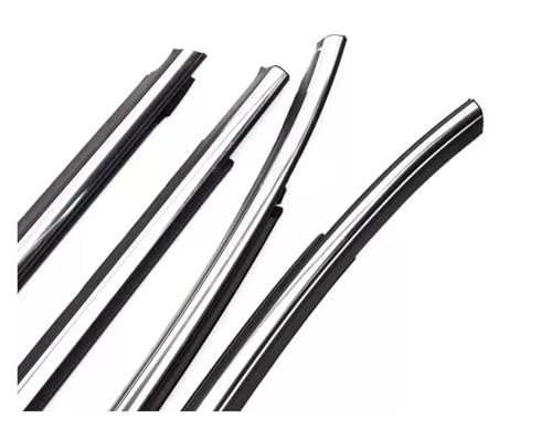 Burlete Puerta Coche Para Hyundai Para IX35 82210-2S000 Para Tucson Para LM 2.º (2010-2013) Protector Exterior 4 Ventanas Cromadas Vidrio Goma Burlete
