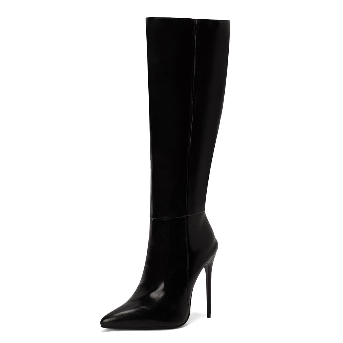 Carkuolary Womens Knee High Sexy Appuntito tacco a spillo High Heel Stivali