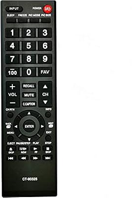 Universal Remote Control for Toshiba TVs Replacement Remote for All Toshiba LCD LED 3D HDTV 4K UHD Smart TV Remotes