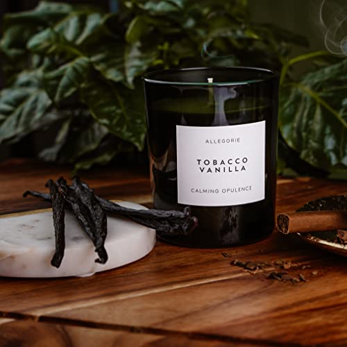 Set of Three Scented Candles for Men | Masculine scents of Bergamot & Sandalwood. Leather & Mahogany, Tobacco & Vanilla | 3 x Natural Soy Wax Candle for Men (5.6oz) - Image 6