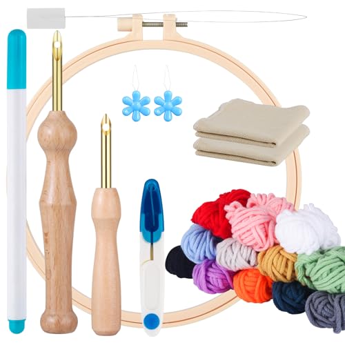 Cheloment Punch Needle Kit for Beginners with…