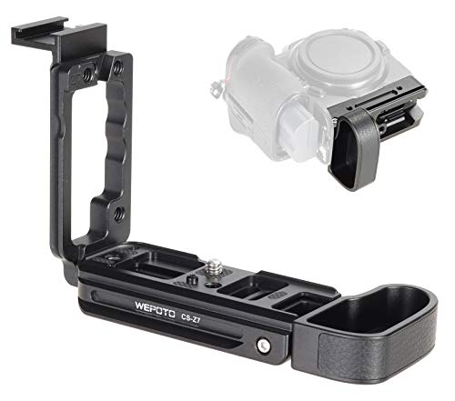 Placa de liberación rápida 80226-Z7L de aluminio y cuero para cámara Nikon Z5 Z6 Z7 y Z7II