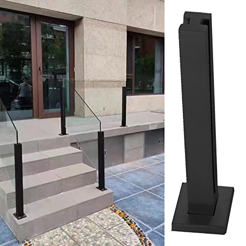 Support de sol verre sans perçage pour rénover une rampe d'escalier