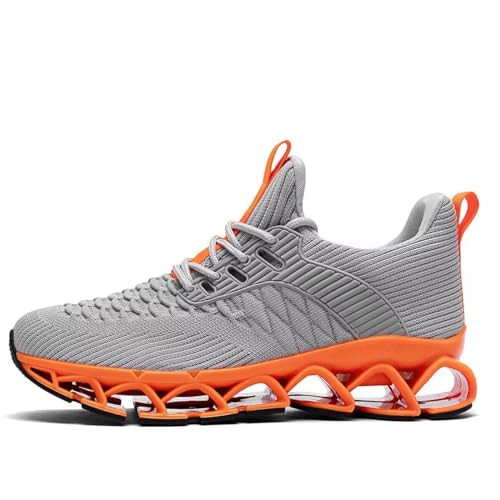 Image of Mens Slip on Walking Running Shoes Blade Tennis Casual Fashion Sneakers Comfort Non Slip Work Sport Athletic Trainer