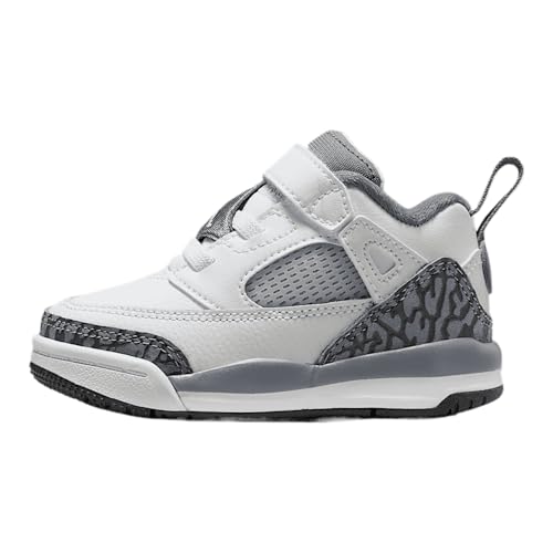 Jordan Spizike Low Baby/Toddler Shoes (FQ3952-102, White/Anthracite/Wolf Grey/Cool Grey)