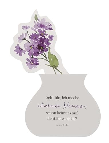 Ein Strauß voller Segen – Karten: Karten in Blumenform zum Aufstellen mit ermutigenden Bibelversen