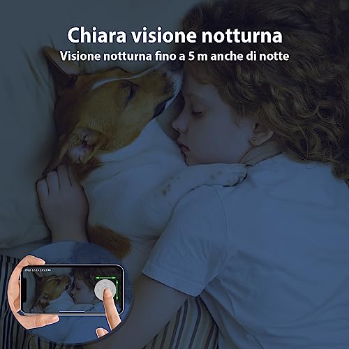 Telecamera di sicurezza per interni, sorveglianza