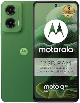 Motorola Moto g35 5G, 12GB (4GB+8GB RAM Boost)/128GB Green, 6.72"...