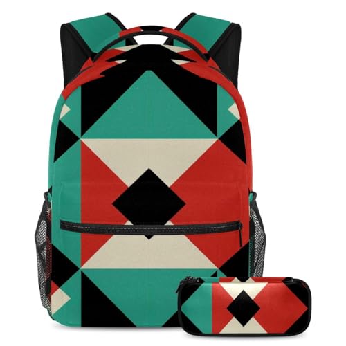 Sac à dos drapeau palestinien avec trousse : fini le désordre dans les affaires d'école