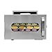 Essiccatore in acciaio inox a 6 piani con regolatore di temperatura da 86 a 185 a basso rumore per alimenti con clip alimentare, essiccatore elettrico per frutta, erbe, verdure immagine