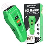 BarxBuddy 2nd Gen Dog Bark Deterrent Devices | Long Range Ultrasonic | Bark Collar Alternative | Dog Training Indoor/Outdoor | Rechargeable Anti Bark Device for Dogs