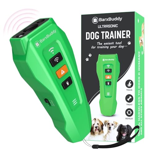 BarxBuddy 2nd Gen Dog Bark Deterrent Devices | Long Range Ultrasonic | Bark Collar Alternative | Dog Training Indoor/Outdoor | Rechargeable Anti Bark Device for Dogs BarxBuddy 2nd Gen Dog Bark Deterrent Devices | Long Range Ultrasonic | Bark Collar Alternative | Dog Training Indoor/Outdoor | Rechargeable Anti Bark Device for Dogs