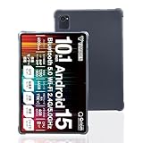 For LUCA TE10D1M64-KV1H / plimpton PlimPad P8Pro / YAMAZEN Qriom QA15-101 ケース カバー YILLIONS クリア-ブラック TPU素材制 超軽量 衝撃防止 擦り傷防止 薄型 柔らかい手触り カバー ケース(クリア-ブラック)