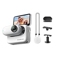 Insta360 GO 3 Action Kit (64 GB) - Fotocamera di azione piccola e leggera, versatile, POV a mani...