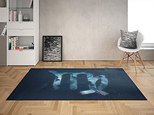 Oedim Alfombra Signo Zodíaco Virgo para Habitaciones PVC | 95 x 95 cm | Moqueta PVC | Suelo vinílico | Decoración del Hogar | Suelo Sintasol | Suelo de Protección |