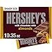 HERSHEY'S Snack Size Chocolate Bars with Almonds, 10.35 Ounce