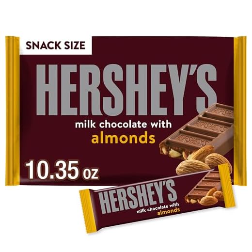 Hershey Milk Chocolate Almond*293g Beutel*Snack Size Schokolade USA