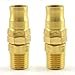 LEFITPA Replacement 2-Pack 1/4 Inch Reusable Swivel Hose End Fitting for 1/4 Inch NPT Polyurethane Recoil Hose for Interstate Pneumatics HRPZ24-0