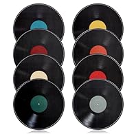 【Album Posters & Band Posters】: This grunge room decor set includes 8 pieces of blank vinyl record wall decor, each measuring 9x9cin. ATTENSION: Made from high-quality paper with adhesive backing, these posters are easy to apply. Ensure you press fir...