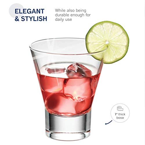image for Bormioli Rocco 6-Pack YPSILON Cocktail Glasses set - 8.5 Ounce, Bar Gl
