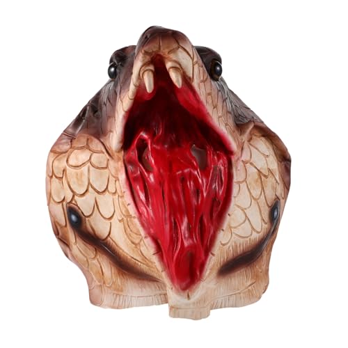 Masque de serpent pour Halloween et soirées masquées à thème animalier