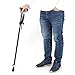 JF-XUAN Walking Stick, Aluminum Alloy Folding Cane Crutch with Light for Elderly Climbing Crutches