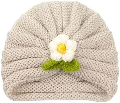 Amazon Cchao 素敵なキャンディークライサーフローラルかぎ針編みニット新生児ターバン帽子秋冬暖かい赤ちゃんの帽子男の子の女の子のビーニーキャップ 優雅な 秋と冬のニットカシミアハット ニット 通販