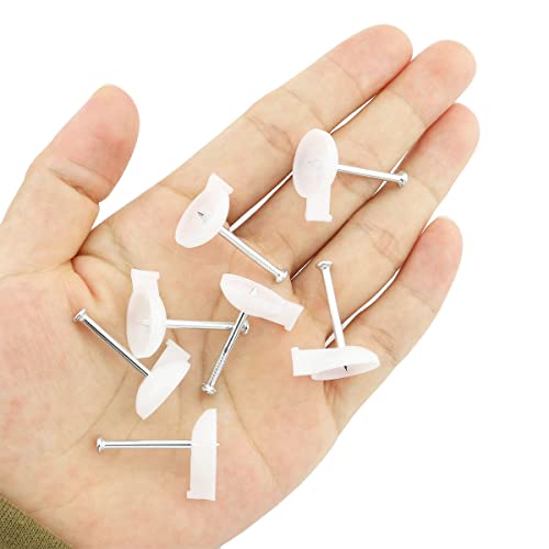 Itrolle 1Boxes Signboard Ads Nails Barrier Foundation Push Pins Round Plastic Cap Nail Roofing Nails Galvanized Tar Paper Nails For House Wrap Fastening Foam Board Roofing Felt Insulation #TOP3