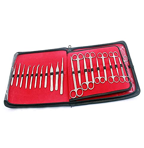 98 Pcs Doctor Instruments Forceps KIT Stainless Steel for Madic & Basic Surgi Tools (All in ONE)