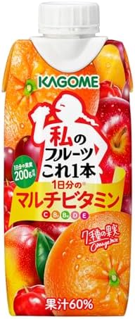 （12:00時点） フルーツこれ一本 カゴメ 1日分のマルチビタミン 330ml紙パック×12本(ビタミンC・BS・B12 ・D・E)