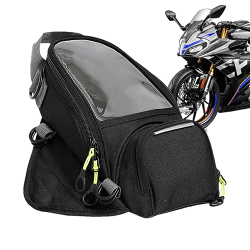 Sacoche De Réservoir De Moto - Sacoche Magnétique Forte Pour Moto, Support De Téléphone Et Sac De Navigation Pour Motos, Sacoches De Réservoir De Carburant Magnétique Étanche Pour Les Sports