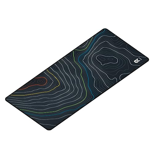 Grand tapis de souris RGB Waves Deskmat 900x400 bureau et gaming