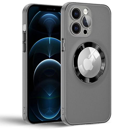 Coques magnétiques iPhone 14 Pro Max finies les rayures sur l'objectif noir