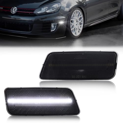 DYNVEX LED Side Marker Lights for VW MK6 Golf 2010-14, 2 pcs